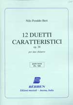 【楽譜】ペラルド＝ベルト：12の特性的二重奏曲Op.38第3巻（2G）