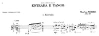【楽譜】ノブレ：エントラーダとタンゴOp.67［アウセル運指］