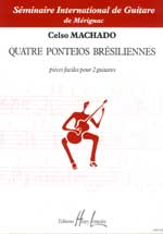 【楽譜】マシャド：4つのブラジル風ポンティオ（2G）