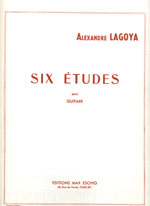 【楽譜】ラゴヤ：6つの練習曲