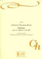 【楽譜】バッハ：3声のシンフォニア第11番〜15番（3G）［ピストロッツィ＆シアヴィーナ編曲］