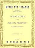 【楽譜】作者不詳：グリーンスリ−ヴスによる変奏曲（2G）［シャイト編曲］