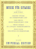 【楽譜】シャイト編：シェークスピア時代のやさしい小品Vol.1