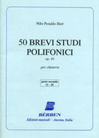 【楽譜】ペラルド・ベルト：対位的な50の短い練習曲op.49 Vol.2（No.11-20）［ポデラ運指］