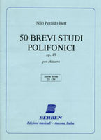 【楽譜】ペラルド・ベルト：対位的な50の短い練習曲op.49 Vol.3（No.21-30）［ポデラ運指］