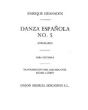 【楽譜】グラナドス：スペイン舞曲第5番「アンダルーサ」［リョベート編曲］