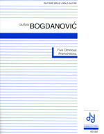 【楽譜】ボグダノヴィチ：5つの不吉な予感（ホップシュトックに献呈）