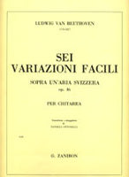 【楽譜】ベートーヴェン：スイスの主題による6つの変奏曲Op.46［オットネッリ編曲］