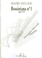 【楽譜】ジュリアーニ：ロッシニアーナ第1番Op.119（G&StQ）［ディアンス編曲］