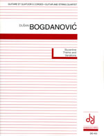 【楽譜】ボグダノヴィチ：ビザンチンの主題と変奏曲（G&弦楽四重奏）