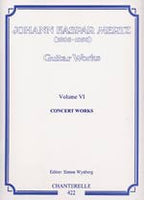 【楽譜】メルツ：ギター作品集6巻／演奏会用作品集［ワインバーグ校訂］