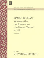 【楽譜】ジュリアーニ：ロマンス「愛と名誉」による変奏曲Op.105[シャイト編]（ニュー・カール・シャイト・ギター・エディション）