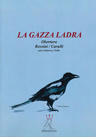 【楽譜】カルッリ：ヴァイオリンとギターのためのロッシーニの序曲より「泥棒カササギ」[ガジャルド校訂]
