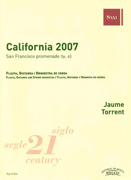 【楽譜】トレント：カリフォルニア2007〜サンフランシスコ・プロムナード〜Op.63