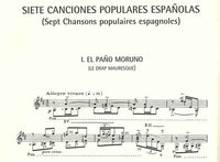 【楽譜】ファリャ：7つのスペイン民謡（歌とギター）［リョベート編曲プジョール校訂］